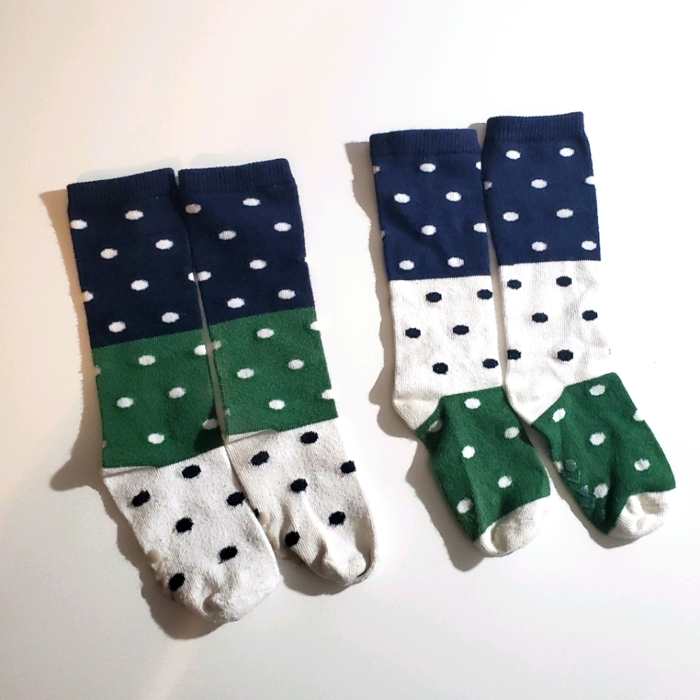 Cotton knee socks two set